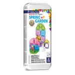 MAGNA-TILES microMAGS 24-Piece Spring Garden Travel Set, The Original Magnetic Building Brand