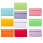 50pcs Colorful #10 Business Envelopes, 4.13 x 9.49in Business Envelopes Self Seal Standard Envelopes for Office Checks, Business, Letter Mailing Invoices. (Colorful)