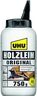 UHU Colle à bois originale - Plus forte que le bois, résistante à l'humidité, D2, sans solvants, embout de précision, transparente, biberon 750g