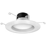 Satco S39725 9 watt LED Downlight Retrofit; 5"-6"; 3000K; 120 Volts; California T24 Qualified Replaces S29725 8-Pack