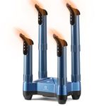 Airthereal SD20 Boot Dryer & Shoe Warmer | Fast Drying in 30 Mins, 0.5-9H Timer, 50dB Quiet | Heat Blower for Work Boots, Sneakers, Gloves | Portable for Home, Travel, RV (Blue)