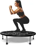 BCAN 36/38 Mini Trampoline Rebounder Trampoline for Adults Max Load 170lbs/300lbs Small Trampoline Exercise Trampoline Fitness Trampoline Indoor/Garden Workout