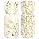 Crane Baby Polyester Portable Bottle Cover/Warmer, Kendi Collection (Pack Of 2, 19 X 8 X 8 Cm, Fits Upto 330Ml Bottle),Multicolor