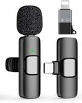 Stormic® K8 Wireless Microphone - Plug and Play, No App Needed - Bluetooth Collar Mic for iPad, Mac Devices - Ideal for Instagram, YouTube, Live Streaming, and Video Recording. (K8 MIC)