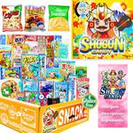 SHOGUN CANDY, 40 Pcs Japanese Snacks Mystery Box, Japanese Sweets, Popin Cookin Snack Boxes, Kawaii Anime Shogun Box, Gluten Free 20 Ounce