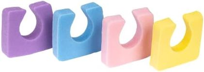 Americanails Onezeez Individual Toe Separators - Assorted Pastel Colors - Extra Soft & Comfortable - Only Two Separators Per Foot - Perfect Pedicure & Polish Application - Professional Quality - 144ct