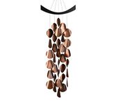 Woodstock Chimes MW The ORIGINAL Guaranteed Musically Tuned Chime, Moonlight Waves-Copper, 34 in