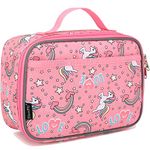 FlowFly Kids Lunch Box Insulated Soft Bag Mini Cooler Back to School Thermal Meal Tote Kit for Girls, Boys, L-Unicorn