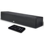 ZVOX Dialogue Clarifying Sound Bar with Patented Hearing Technology, Twelve Levels of Voice Boost - 30-Day Home Trial - AccuVoice AV157 TV Speaker (Black)