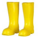 Melody Jane Dollhouse Yellow Wellington boots 1:12 garden accessory