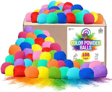 Chameleon Colors Original Color Powder Balls for Color Wars, Fun Runs, Summer Games, Events, Festivals, Prefilled & Refillable, Non-Toxic, Great for Birthday Parties, 10 Vibrant Colors, 100 Pack