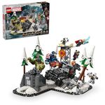 LEGO Marvel The Avengers Assemble: Age of Ultron Playset, Buildable Super Hero Toy for Kids, Includes 8 Minifigures and a Large Hulk Figure, Marvel Toy for Boys and Girls Ages 10 and Up, 76291