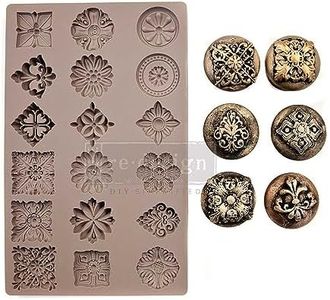 Prima Marketing Re-Design Mould 5"X8"X8mm-Curio Trinkets