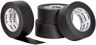 Stikk Painters Tape - 4pk Black Painter Tape - 2 inch x 60 Yards - Paint Tape for Painting, Edges, Trim, Ceilings - Masking Tape for DIY Paint Projects - Residue-Free Painting Tape