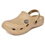 EXTRA SOFT Men's Classic Casual Clogs/Sandals with Adjustable Back Strap for Adult | Comfortable & Light Weight | Stylish & Anti-Skid | Waterproof & Everyday Use Mules for Gents/Boys SC-BG 6 UK