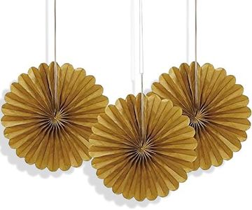 Unique Decorative Fans, Gold