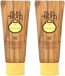 Sun Bum Original Spf 50 Sunscreen Lotion Vegan and Reef Friendly (octinoxate & Oxybenzone Free) Broad Spectrum Moisturizing Uva/uvb With Vitamin E 3 Ounce 2 Pack