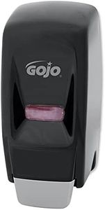 GOJO 800 Series Bag-in-Box Push-Style Lotion Soap Dispenser, Black, for 800 mL Lotion Soap Refills (Pack of 1) - 9033-12