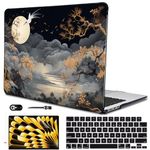 LCMOCICO for MacBook Air 13.6 Inch Case A3113 M3 A2681 M2 2024 2023 2022 Release, Plastic Hard Shell Case Cover for Mac Air 13 inch M3 M2 with Liquid Retina Display & Touch ID, Tide Illustration 2