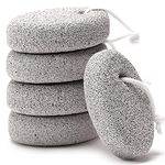 Natural Pumice Stone for Feet, Borogo 5-Pack Lava Pedicure Tools Hard Skin Callus Remover for Feet and Hands - Natural Foot File Exfoliation to Remove Dead Skin, Heels, Elbows, Hands