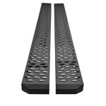 Westin Textured Black Grate Steps Running Boards Textured Black Running Boards 79 inches