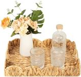 StorageWorks Scalloped Tray, Wicker