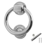 Ring Shaped Door Knocker Polished Chrome