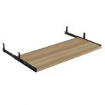 UniShop Heavy Duty Wooden Keyboard Tray for Table with Height Adjustable- Perfect for Office & Home (24x10 Inches, Beige)