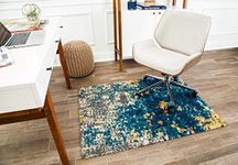 Anji Mountain Rug'd Collection Chair Mat for Hard Surfaces and Commercial Carpets, 40 x 54-Inch, Bilbao