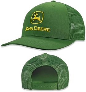 John Deere Gorra de béisbol 13083343Gr Gorra de béisbol actual Gorra de camionero bordado Gryw verde, Verde, talla única