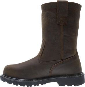 Wolverine Men’s Floorhand 10" Waterproof Steel Toe Work Boots, Dark Brown 8.5