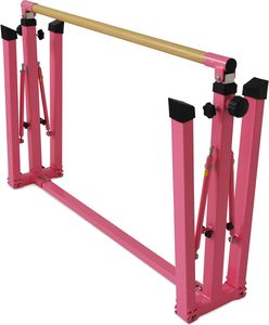 LeapGymnastics Junior Gymnastics Bar – Adjustable Pink Training Bar
