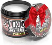 Viking Revolution Hair Pomade for Men (New Formula) - Medium Hold and Matte Shine Free for Classic Look 4oz - Water Based & Easy to Wash Out