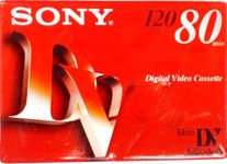 Sony Mini DV Digital Video Cassette 120 LP 80 Min.