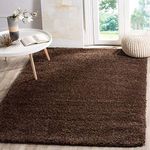 Irsha Carpets Extra Soft Luxury Area Rug Fluffy Carpet Living Room Shaggy Carpet 2-inch Thick Carpet (Brown, 3x5 Feet)