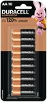 Duracell Coppertop AA 10 Pack Batteries