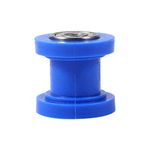 Universal Pulley Tensioner Chain Roller, Chain Tensioner, Drive Chain Roller, 8mm ID Chain Roller Tensioner Guide Wheel Chinese Dirtbike Pit Bike (Blue)