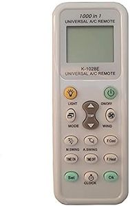 BhalTech K-1028E Universal Air Conditioner AC Remote Control for Haier, Hitachi, Panasonic, LG, Sharp, Gree, Midea, Bosch, Toshiba, Sanyo (1000 in 1) AC Remote Control
