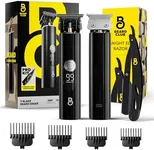 The Beard Club Professional T-Blade Beard Trimmer for Men with Straight Razor - Barber Electric Shaver & Hair Clippers for Men – Zero Gapped Cordless Hair Trimmer & Edger, Line Up Grooming Kit