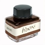 ONLINE Ink Brown , Ink Bottle 15 ml, Colourful Fountain Ink for Calligraphy, Handlettering, Writing Ink, Ink bottle for Converter, Waterbased Ink