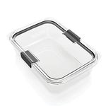 Rubbermaid Brilliance Food Storage Container, Large, 9.6 Cup, Clear 2024351