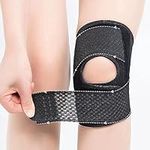 Knee Support Brace,Knee Strap with open Patella for Women & Men Knee Pain Relief,adjustable Knee Sleeves for Arthritis, Joint Pain, Meniscus Tear, ACL, MCL, Running, Squats, Sports-1PCS(Black,S)