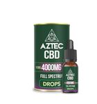 Aztec CBD Oil Drops 4000mg, 10 ml, High Strength, No THC. (40%)