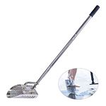 Plutohiker Sand Scoop for Metal Detecting,Heavy Duty Long Handle Stainless Steel Shovel Scoop for Adults, for Treasure Hunting, for Beach,Diving, Rust-Proof, Handheld with Removable Design