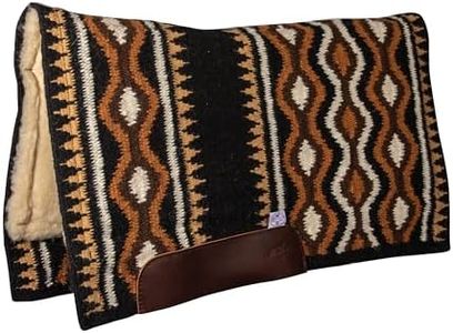 Professional's Choice Comfort-Fit SMX Air Ride Saddle Pad | 1/2" Air Ride core absorbs Shock and Improves Saddle fit | 30" x 34" | Black/Tan