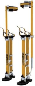 Metaltech I-IDS2440 Jobsite Series 24 in. to 40 in. All Aluminum Heavy-Duty Drywall Stilts, 225 lbs. Load Capacity