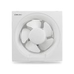 Bajaj AirOut 150 MM 4 Star Dom Exhaust Fan | Back Shutter | 100% Copper Motor | Auto Thermal Protector | Aerodynamaically Designed Blade【White】