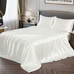 Vonty Satin Sheets Twin Silky Soft 