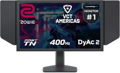 BenQ Zowie XL2566X+ | 24.1 | Fast TN 400Hz Gaming Monitor for Esports | Motion Clarity DyAc2 | 1080p | XL Setting to Share | Shielding Hood | New Industrial Grade Ball Bearing Height Adjustment
