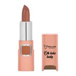 Million Colors Oh Lala Lady Bullet Lipstick - Long Lasting Creamy Matte Finish Lipstick Enriched with Vit-E & Castor Oil (Sand Nude 15, 3.5g)